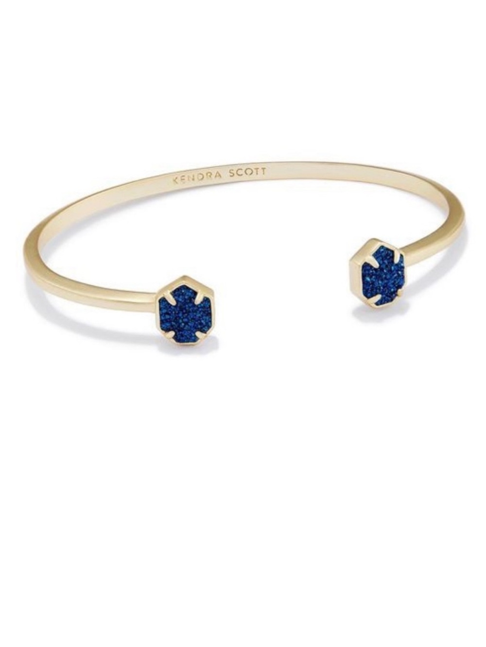 Kendra Scot Cuff Bracelet with Blue Gemstones - Picture 3 of 6